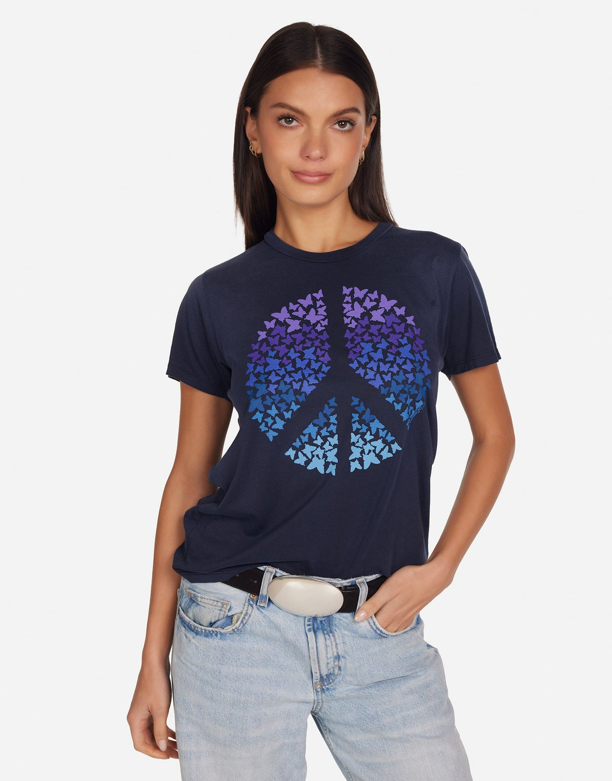 Wolf Ombré Butterfly Peace