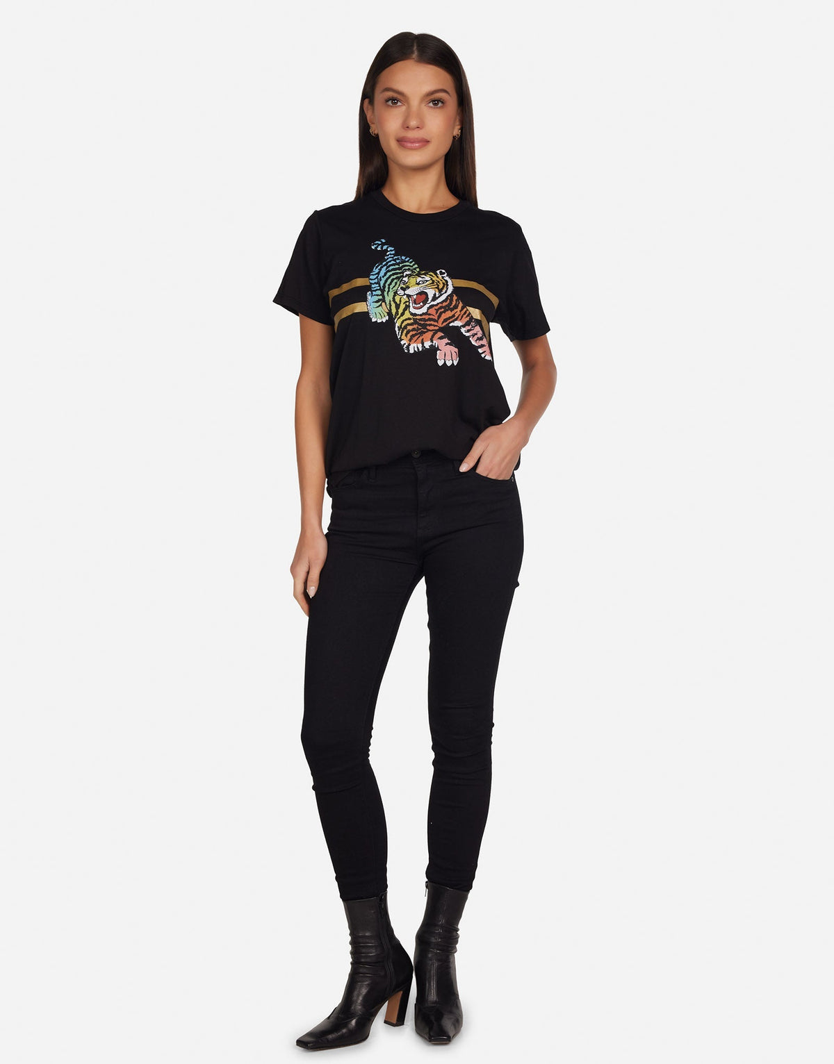 Wolf Rainbow Tiger Stripes