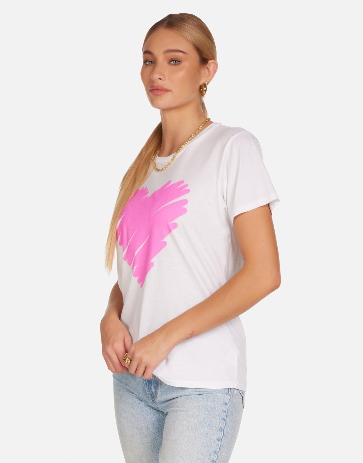 Wolf X Pink Scribble Heart
