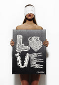Canvas Square Love Art
