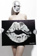 Canvas Lips Art