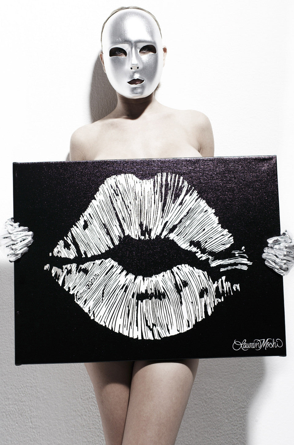 Canvas Lips Art